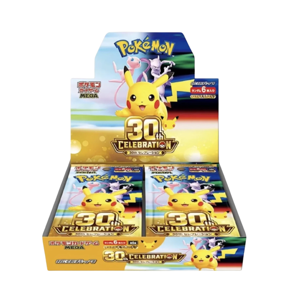 PRE-ORDER)Pokémon 30th Celebration JP booster box – CardX