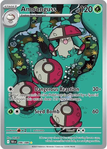 Amoonguss - NM - #163 - Black Bolt