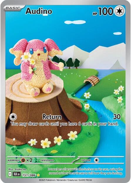 Audino - NM - 151 - Black Bolt - CardX