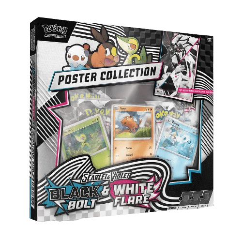 Black Bolt White Flare Unova Poster Collection - CardX