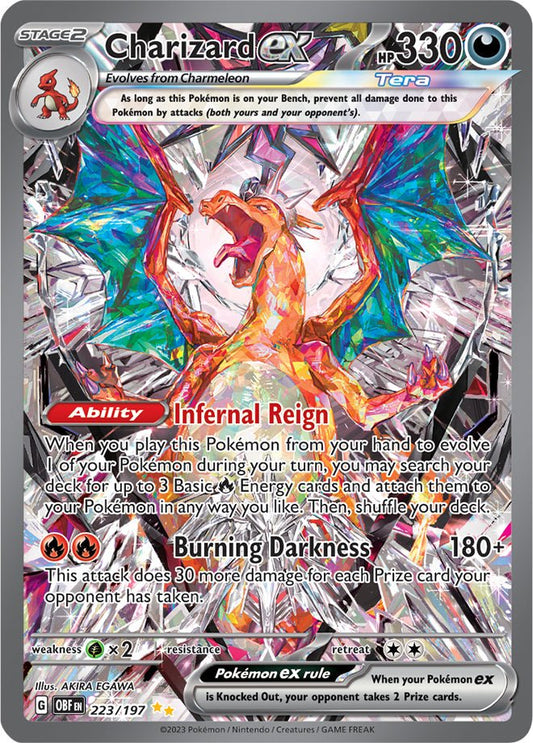 Charizard ex - NM - 223/197 - Obsidian Flames - CardX