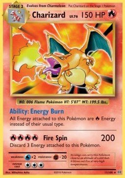 Charizard - Poor - 11 - Evolutions - CardX
