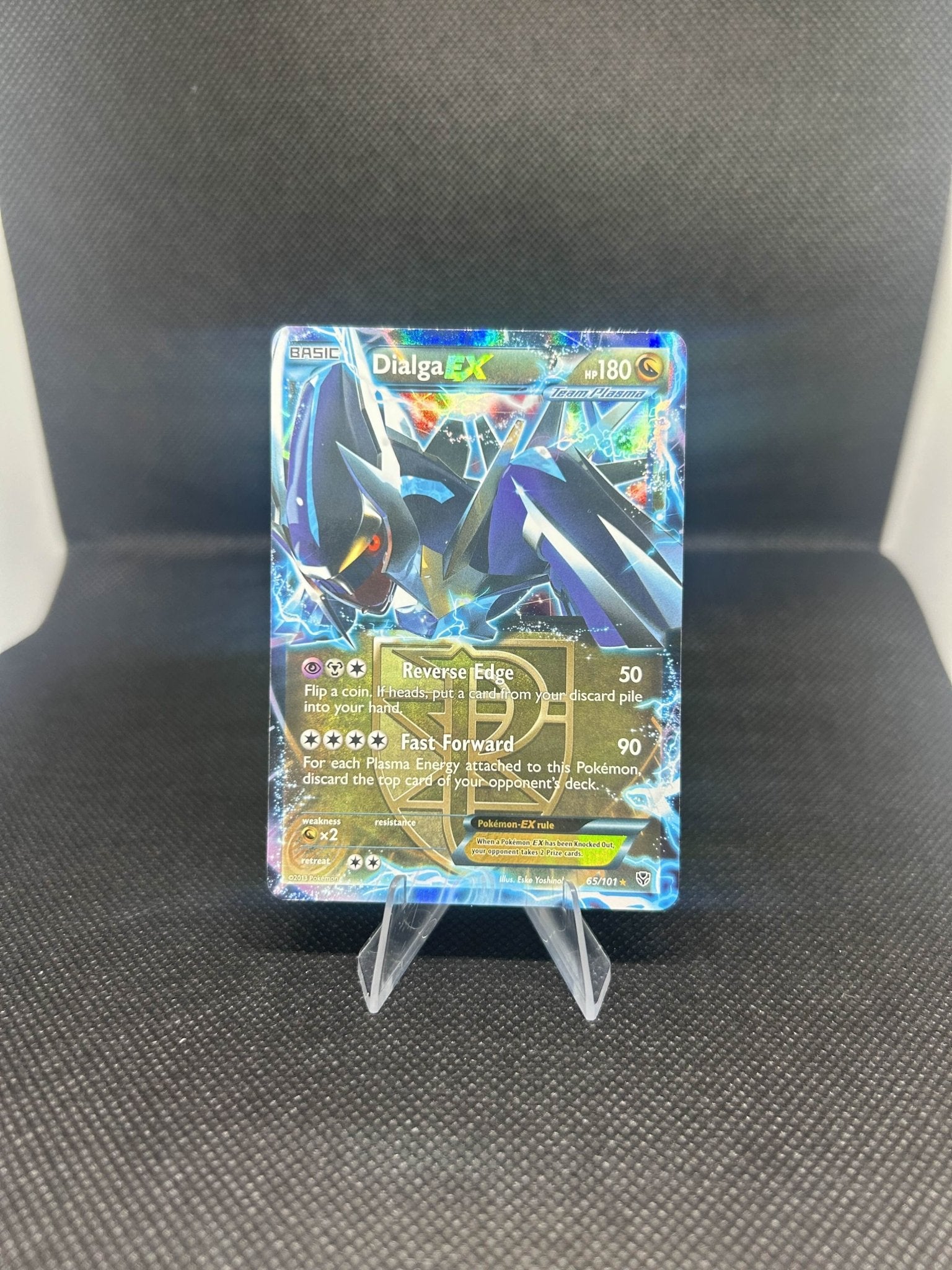 Dialga EX - LP - 65 - Plasma Blast - CardX