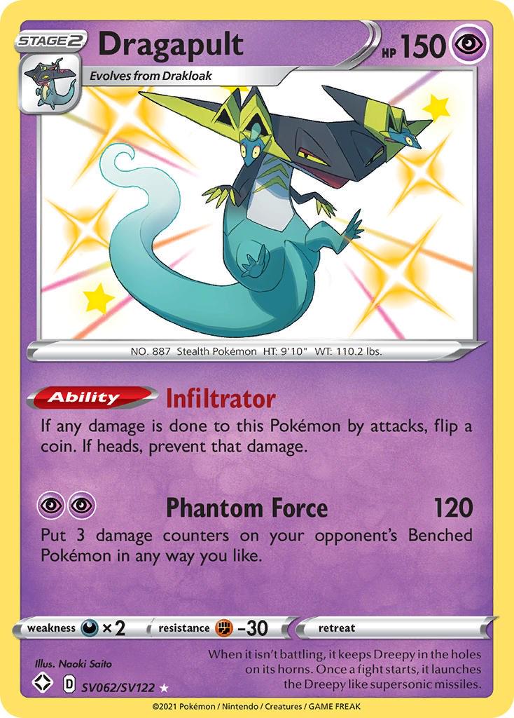 Dragapult - NM - SV062 - Shining Fates - CardX