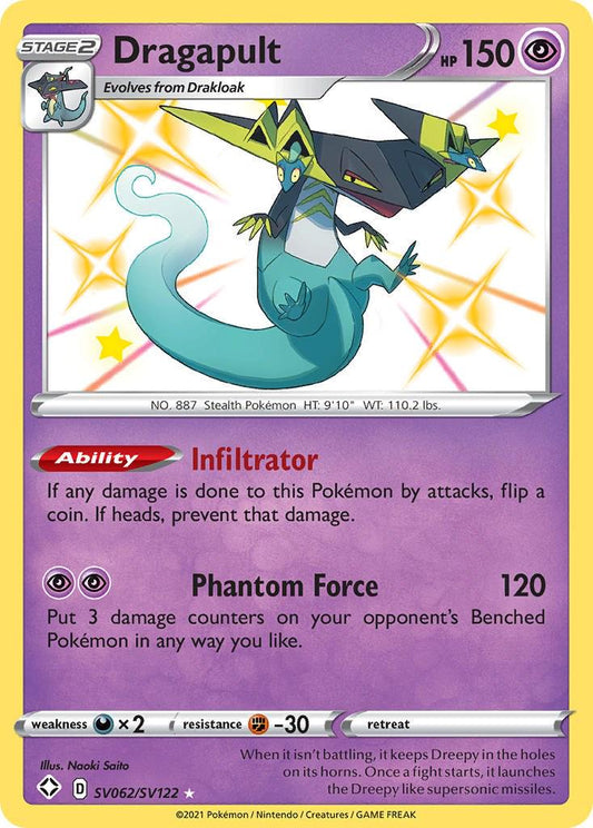 Dragapult - NM - SV062 - Shining Fates - CardX