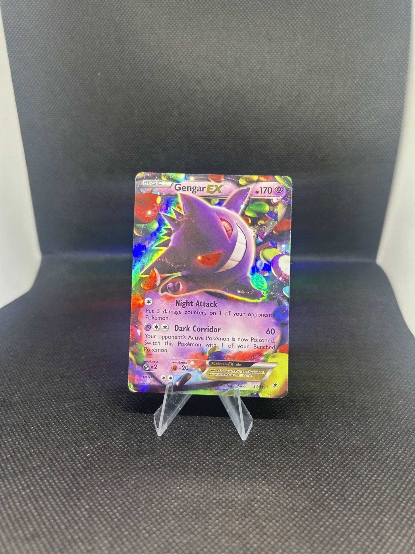 Gengar EX - D - 34 - Phantom Forces - CardX
