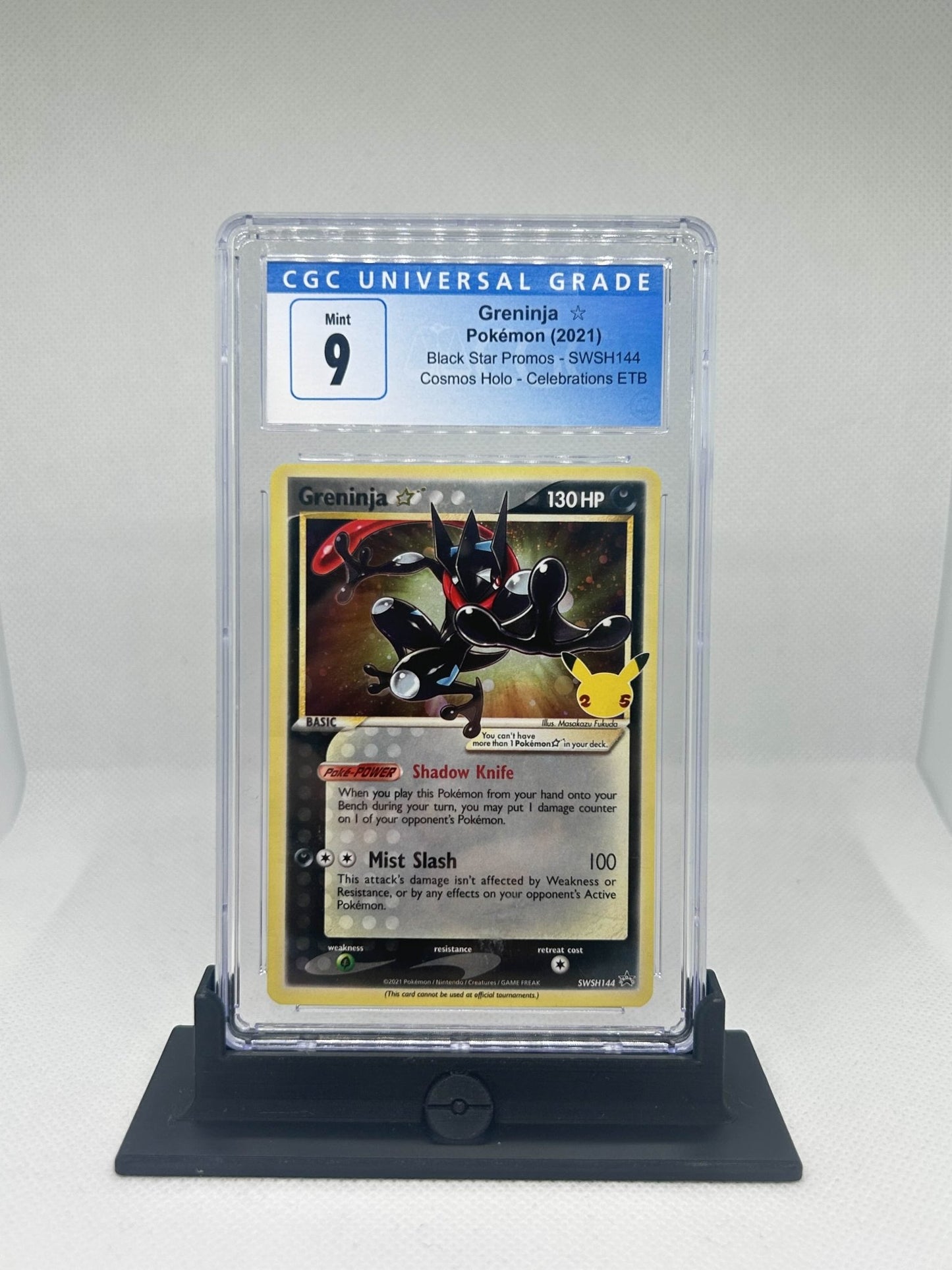 Greninja - SWSH144 - CGC 9 - CardX