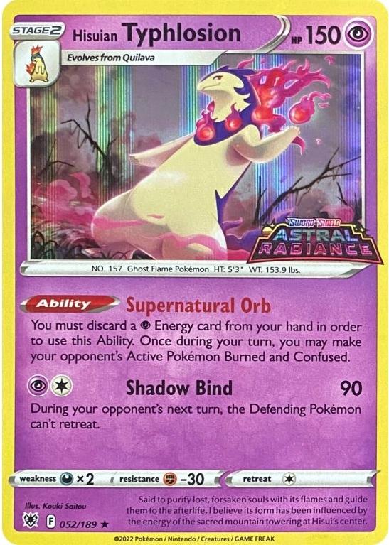 Hisuian Typhlosion - M - 52 - Sealed Stamped Promo - CardX