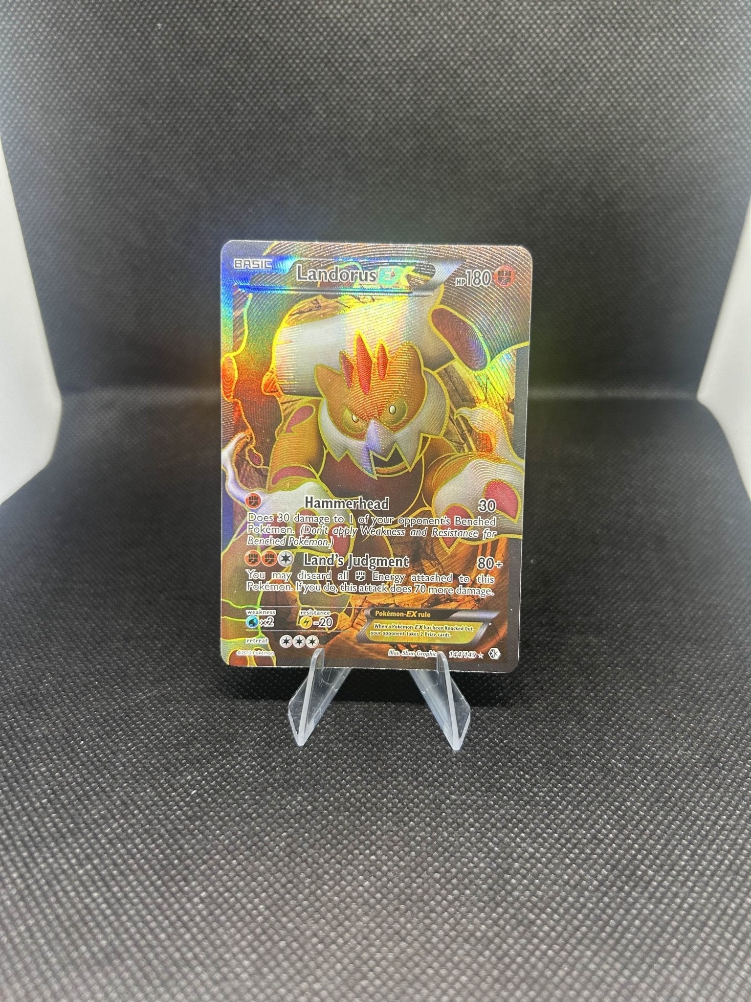 Landorus - LP - 144 - Boundaries Crossed - CardX