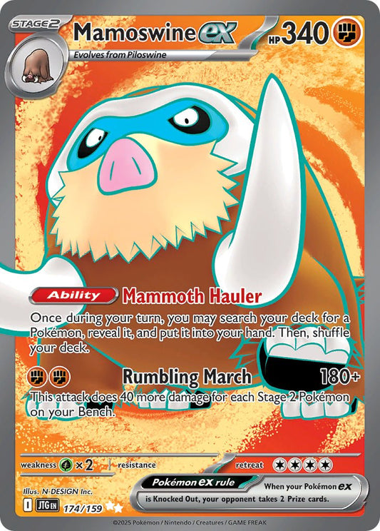 Mamoswine ex - 116/100 - Battle partners (Japans) - CardX