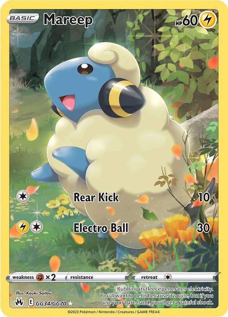 Mareep - NM - GG34 - Crown Zenith - CardX