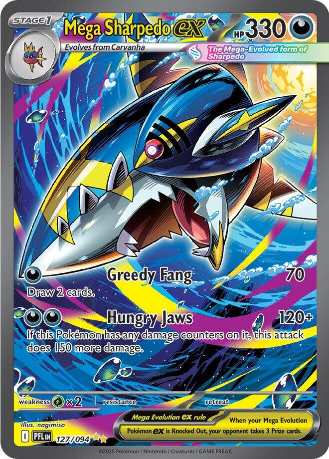 Mega Sharpedo - NM - 127 - Phantasmal Flames - CardX