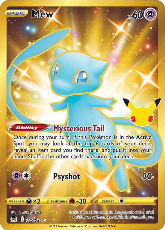Mew - NM - 25 - Celebrations - CardX