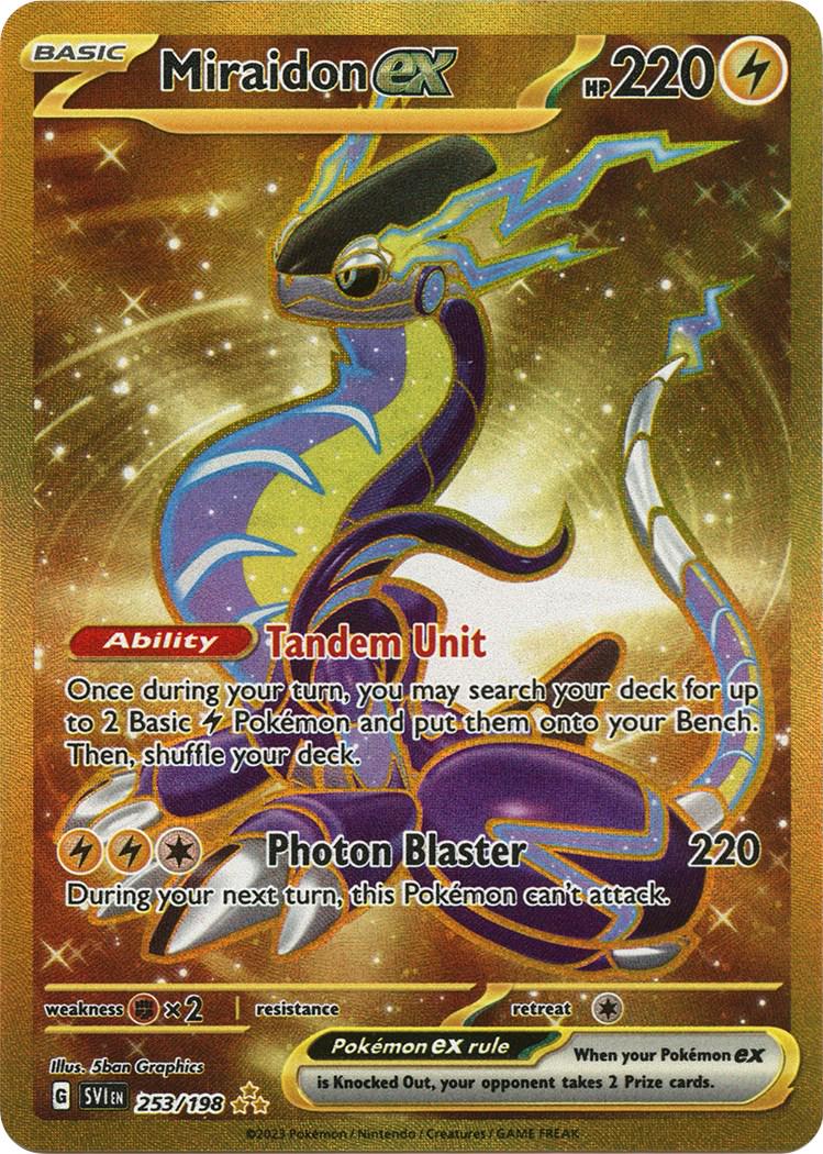 Miraidon - NM - 253 - Scarlet & Violet - CardX
