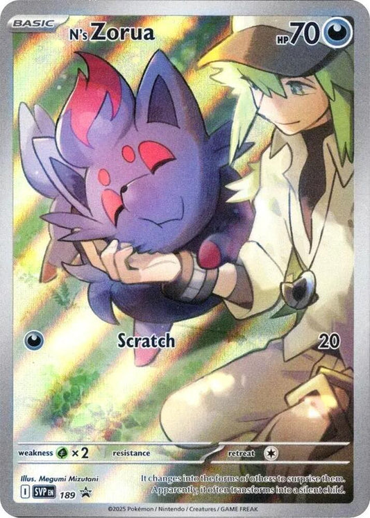 N's Zorua - NM - 189 - Journey Together Promo - CardX
