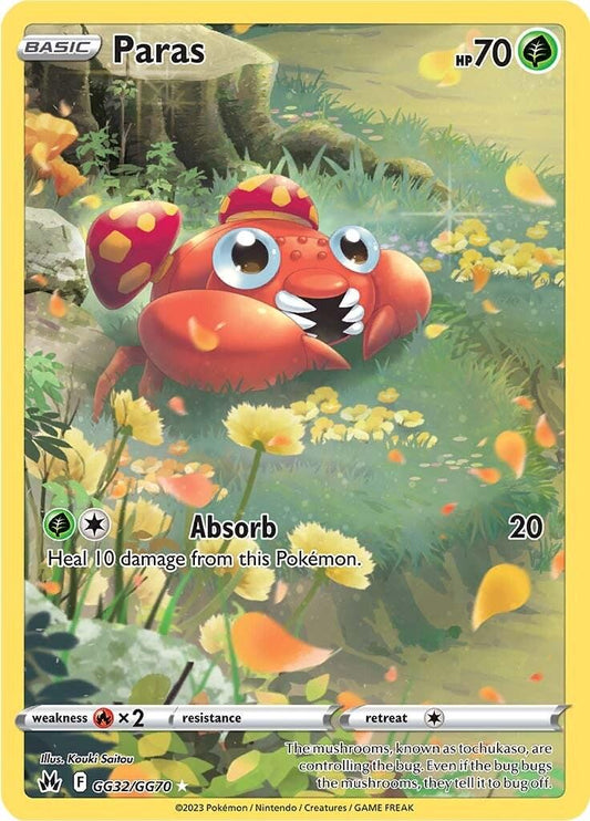 Paras - NM - GG32/GG70 - Crown Zenith - CardX