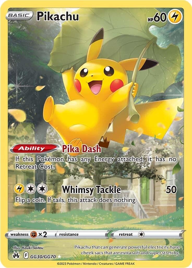 Pikachu - NM - GG30 - Crown Zenith - CardX