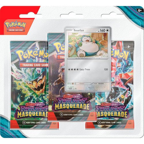 Pokémon Twilight Masquerade 3 - Pack - Blister Snorlax - CardX
