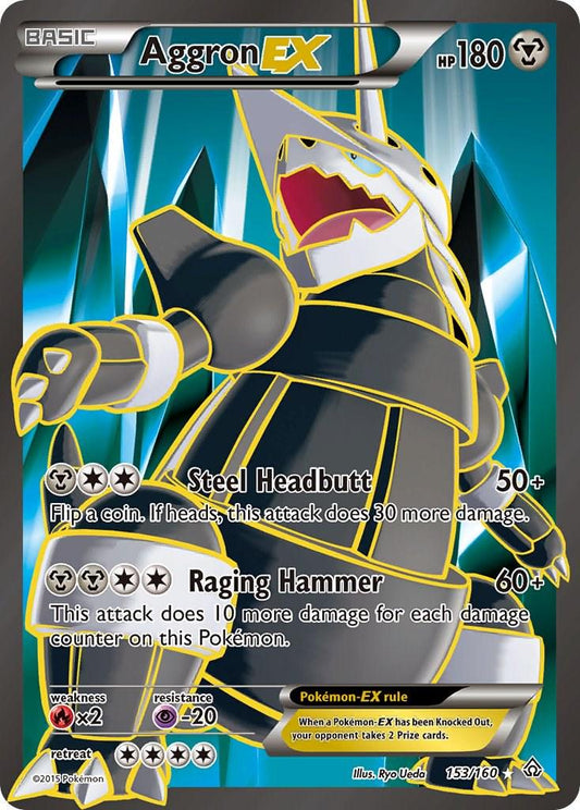 (PRE - ORDER) Aggron - NM - 153 - Primal Clash - CardX
