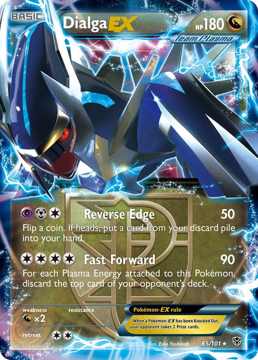 (PRE - ORDER) Dialga EX - NM - 65 - Plasma Blast - CardX