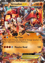 (PRE - ORDER) Groudon EX - NM - 85 - Primal Clash - CardX