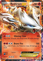 (PRE - ORDER) Reshiram EX - NM - 29 - Legendary Treasures - CardX