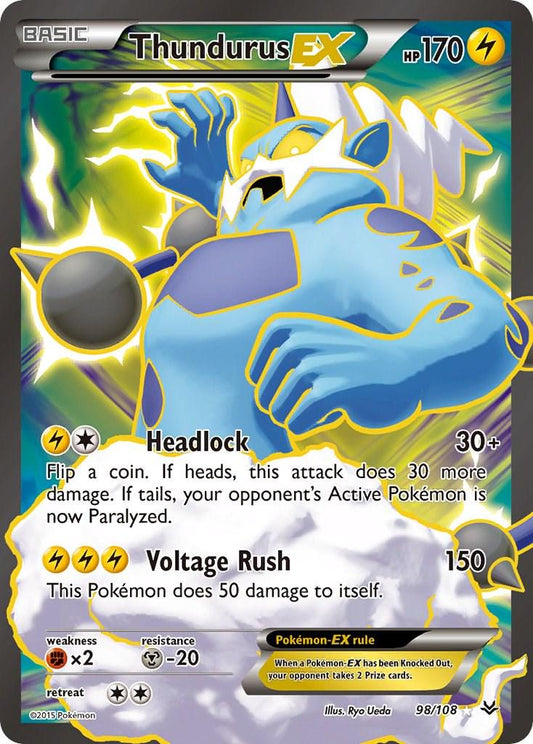 (PRE - ORDER) Thundurus - NM - 98 - Roaring Skies - CardX