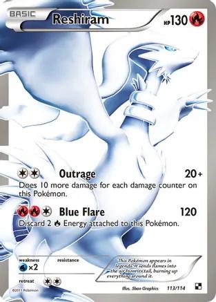 Reshiram - MP - 113 - Black & White - CardX