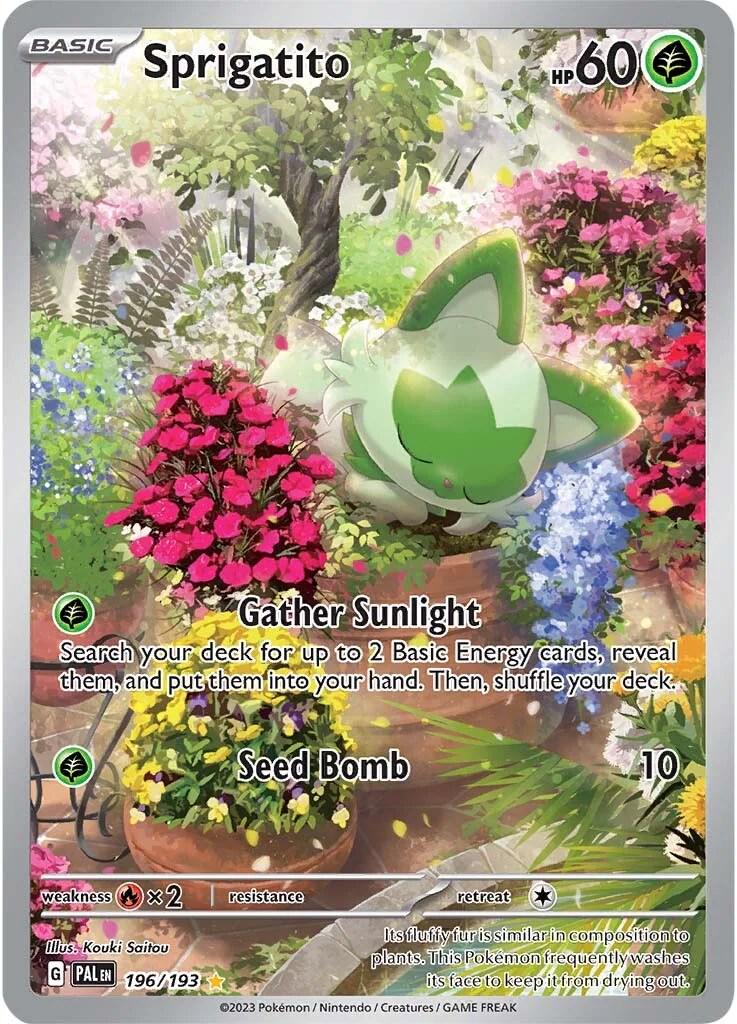 Sprigatito - NM - 196 - Paldea Evolved - CardX