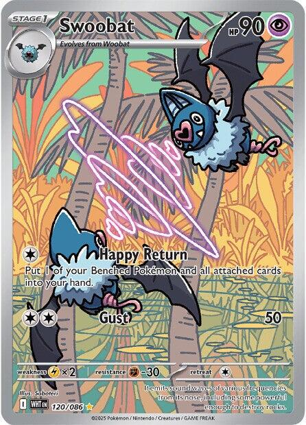 Swoobat - NM - 120 - White Flare - CardX