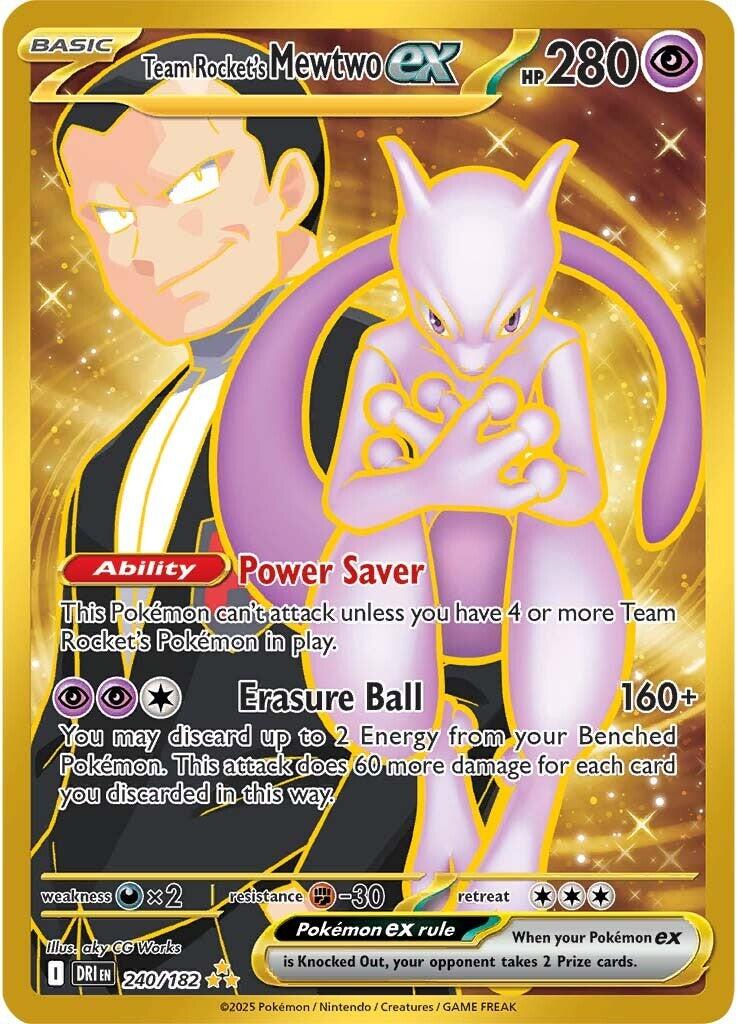 Team Rocket's Mewtwo 240 - Destined Rivals - CardX