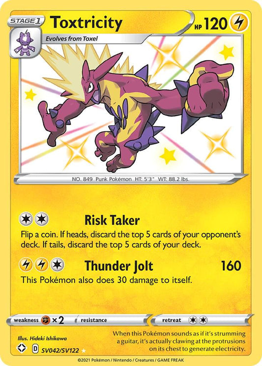 Toxtricity - NM - SV042 - Shining Fates - CardX