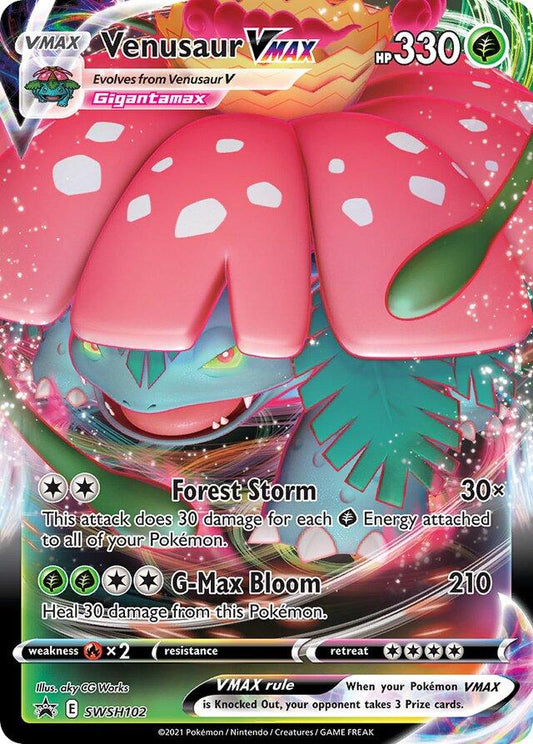 Venusaur VMAX - NM - SWSH102 - CardX