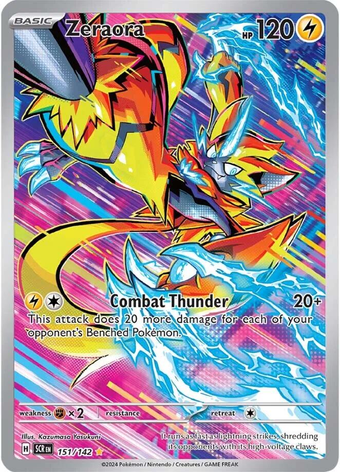 Zeraora - NM - 151 - Stellar Crown - CardX